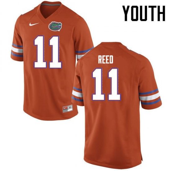 Youth Florida Gators #11 Jordan Reed NCAA Nike Orange Authentic Stitched College Football Jersey UBW2562VM